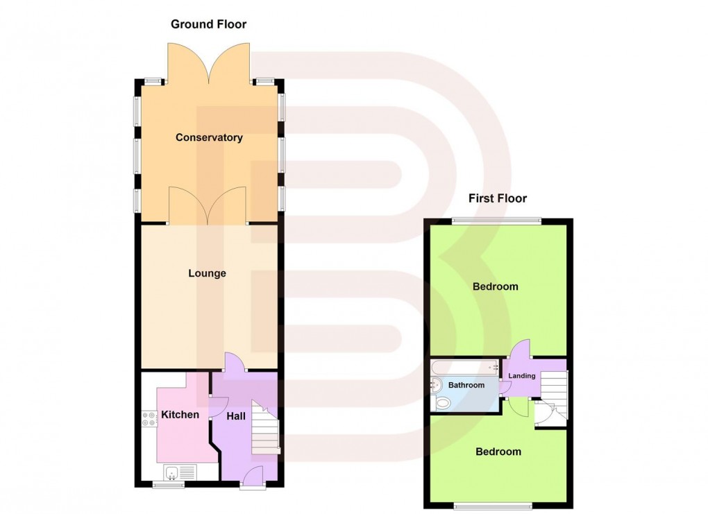 Floorplan for Steeping Road, Long Lawford, Rugby