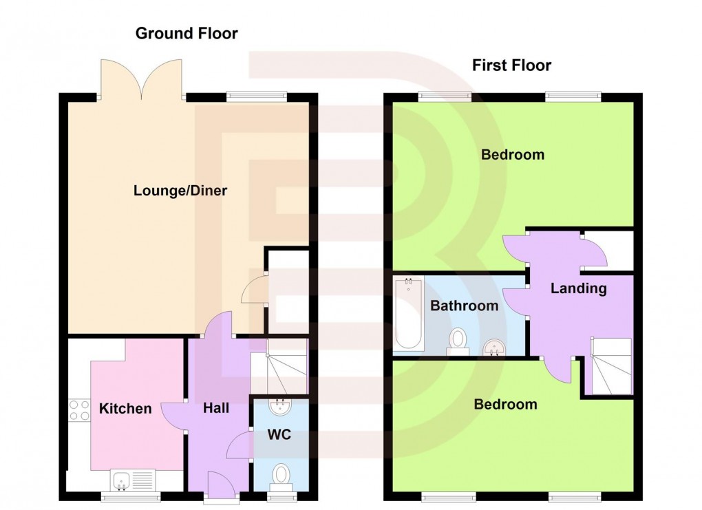 Floorplan for Prior Park Road, Rugby