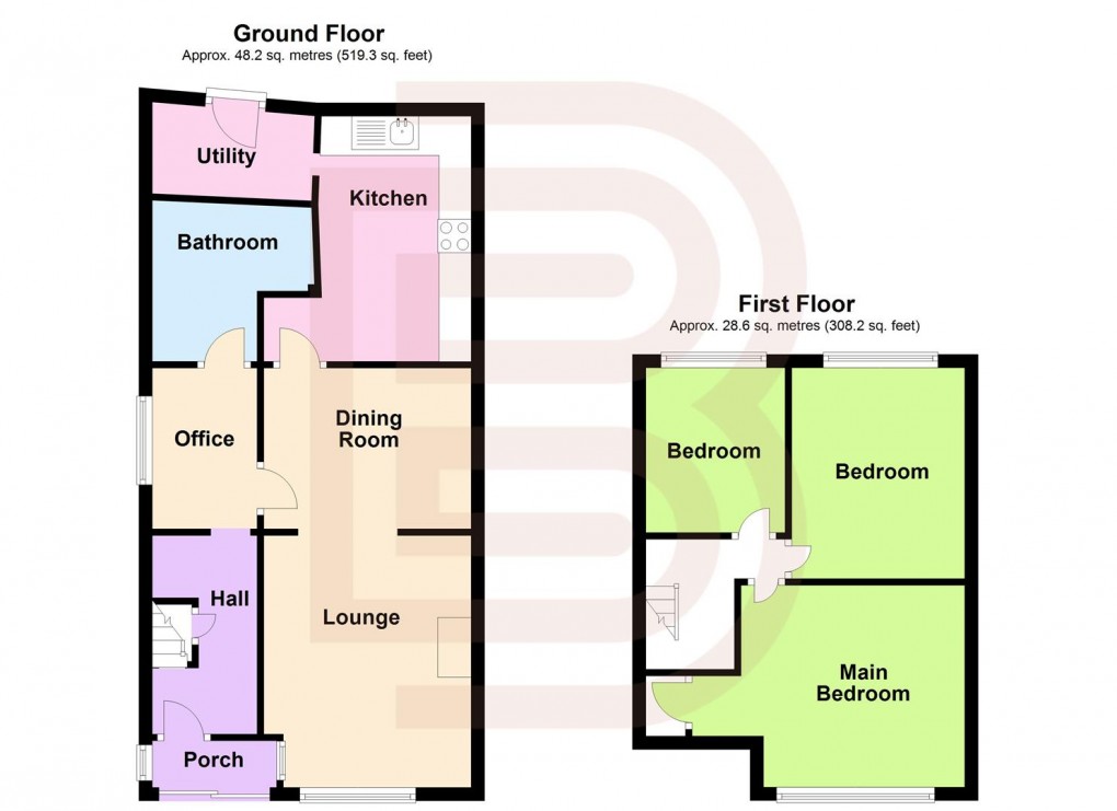 Floorplan for Balcombe Road, Rugby