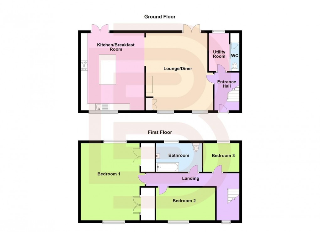 Floorplan for Broad Street, Brinklow, Rugby