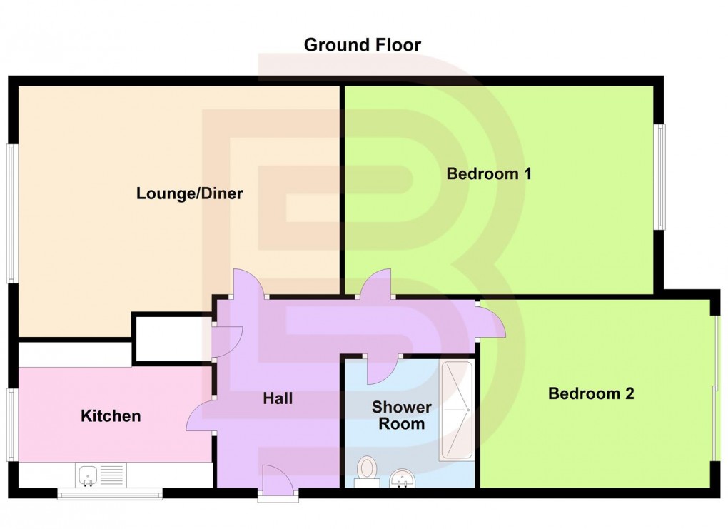 Floorplan for Freemantle Road, Rugby