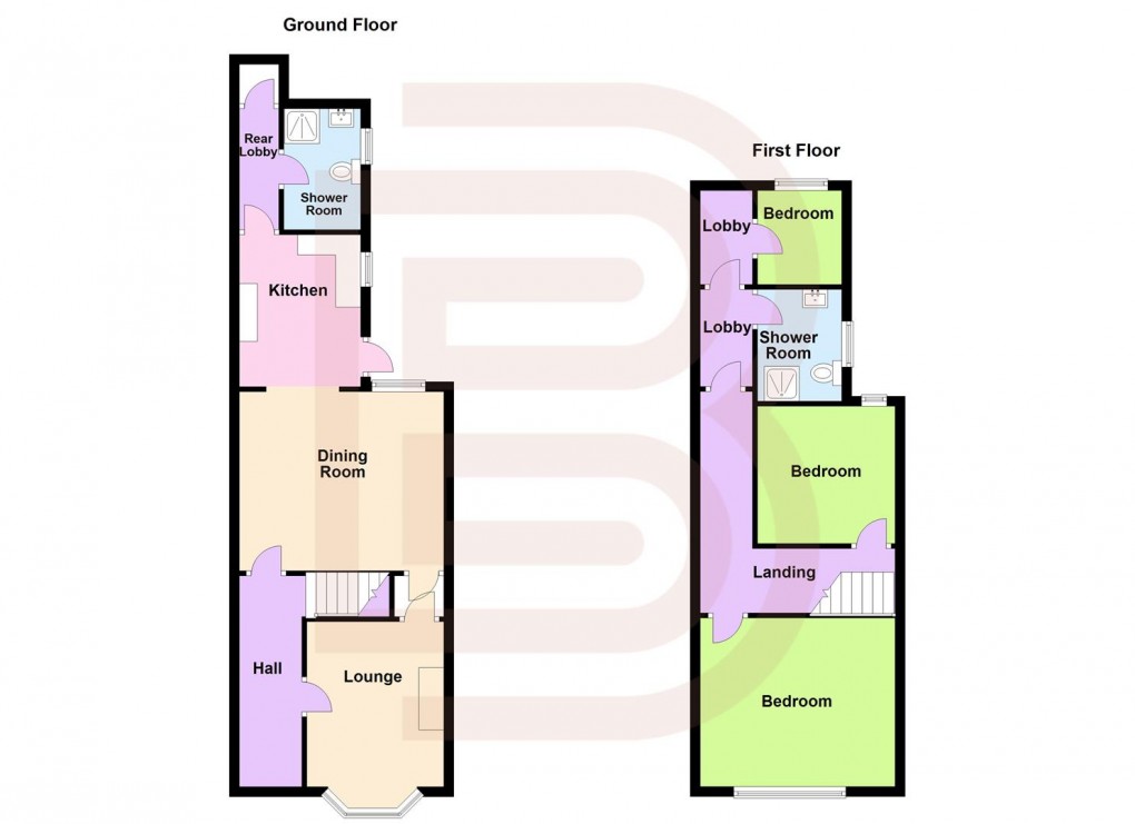 Floorplan for Claremont Road, Rugby