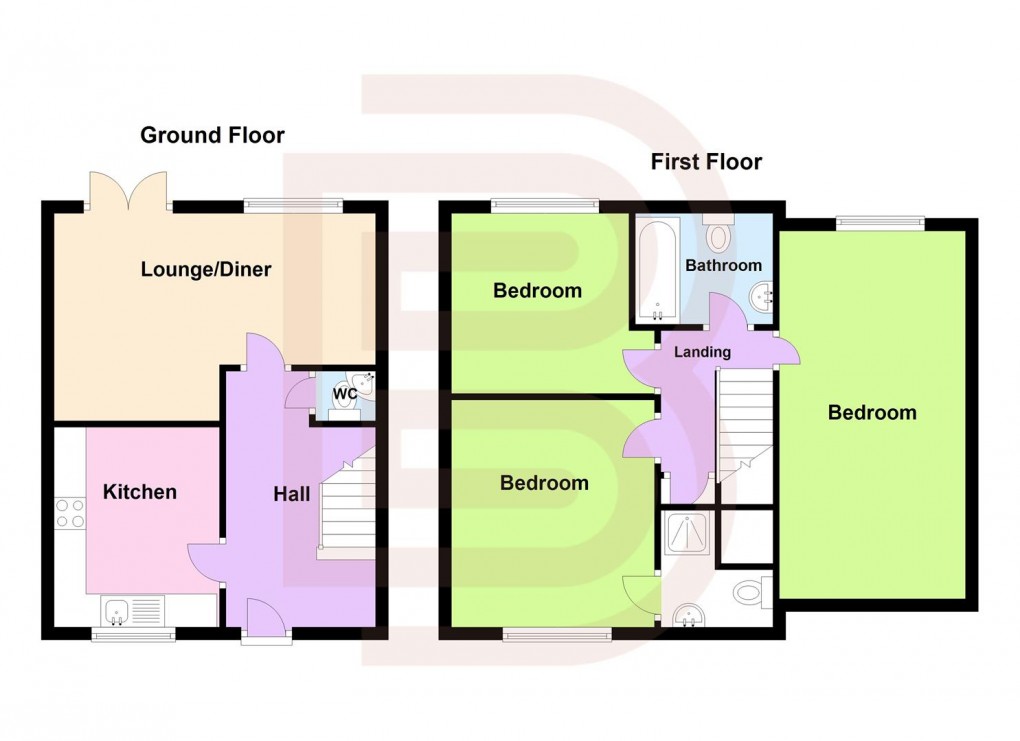 Floorplan for Coventry Road, Brinklow, Rugby