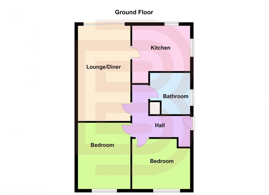 Floorplan for Reservoir Road, Rugby