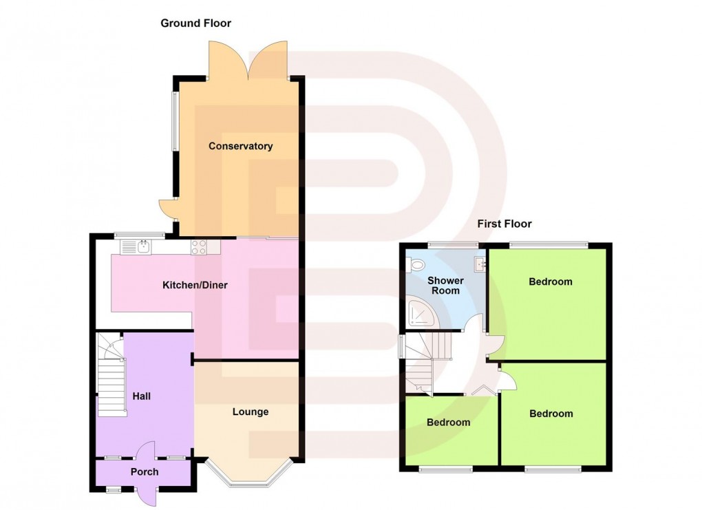 Floorplan for The Kent, Hillmorton, Rugby