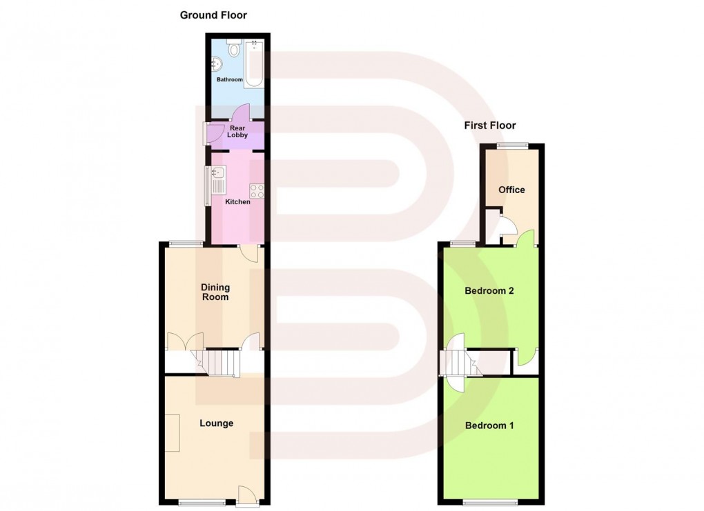 Floorplan for Bridge Street, Rugby