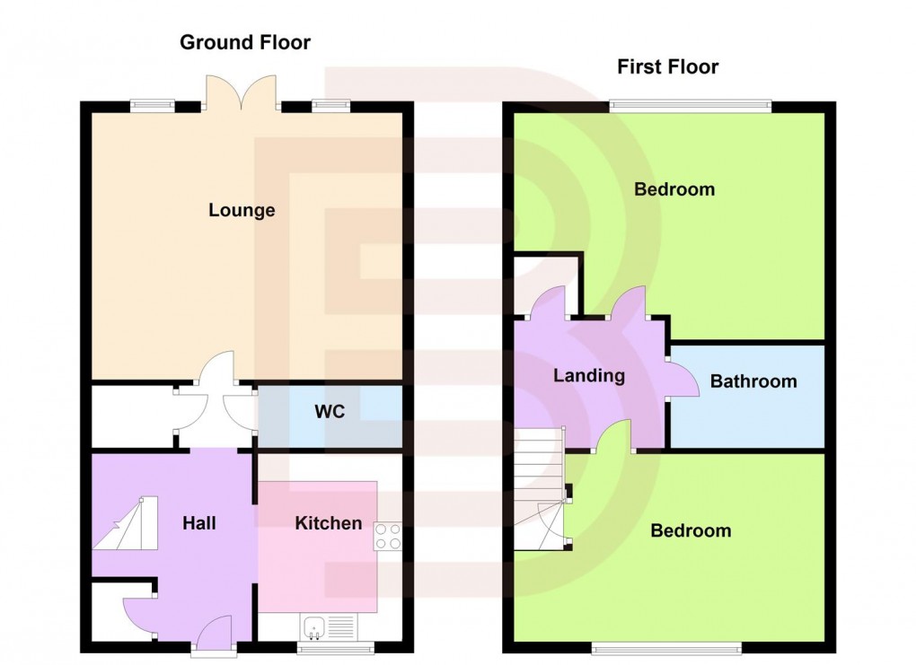 Floorplan for Ewart Place, Cawston, Rugby