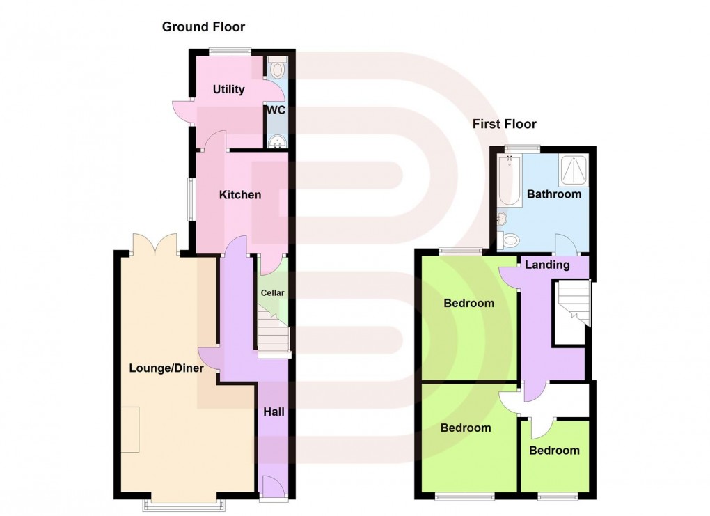 Floorplan for Charlotte Street, Rugby