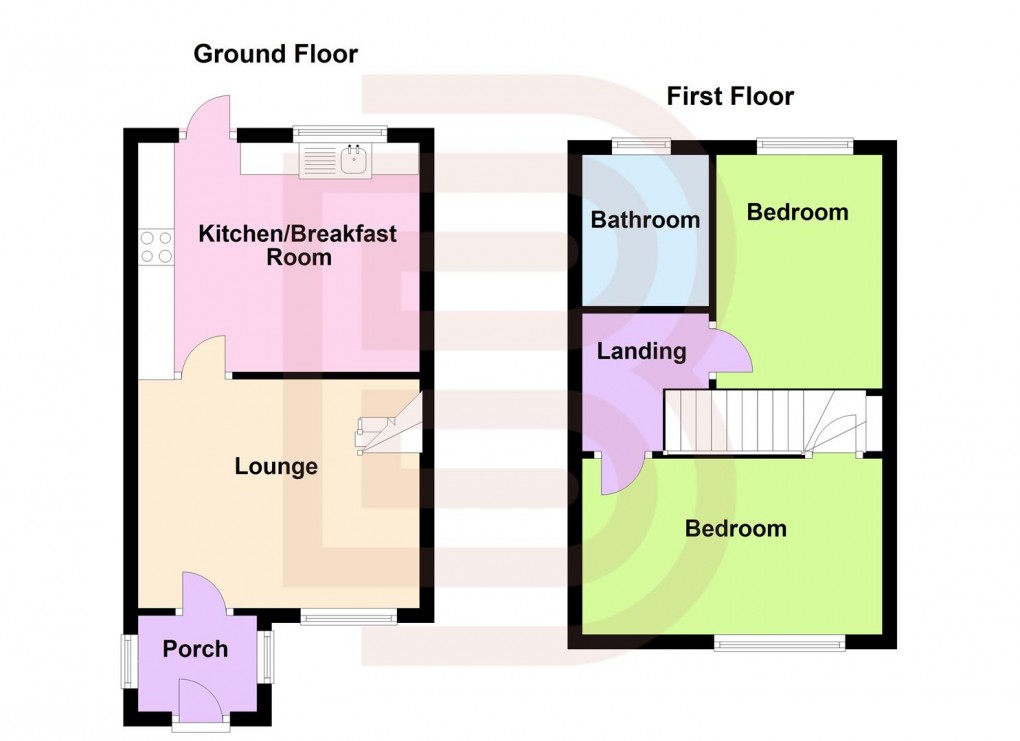 Floorplan for Norton Leys, Hillside, Rugby