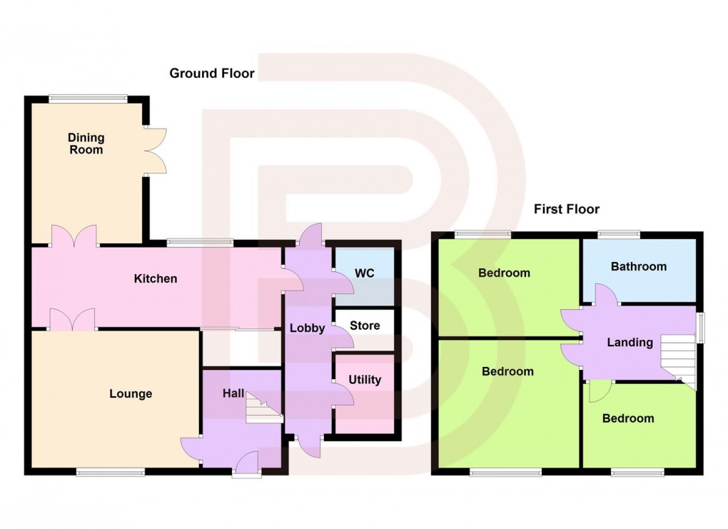 Floorplan for Lytham Road, Rugby