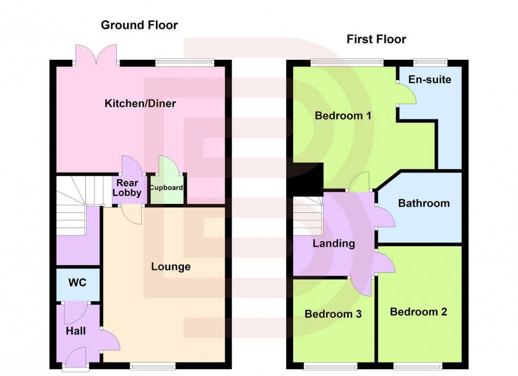 Floorplan for Faraday Way, Rugby