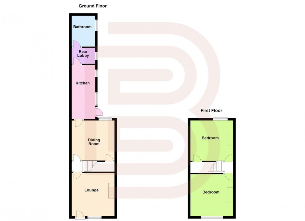 Floorplan for East Street, Rugby