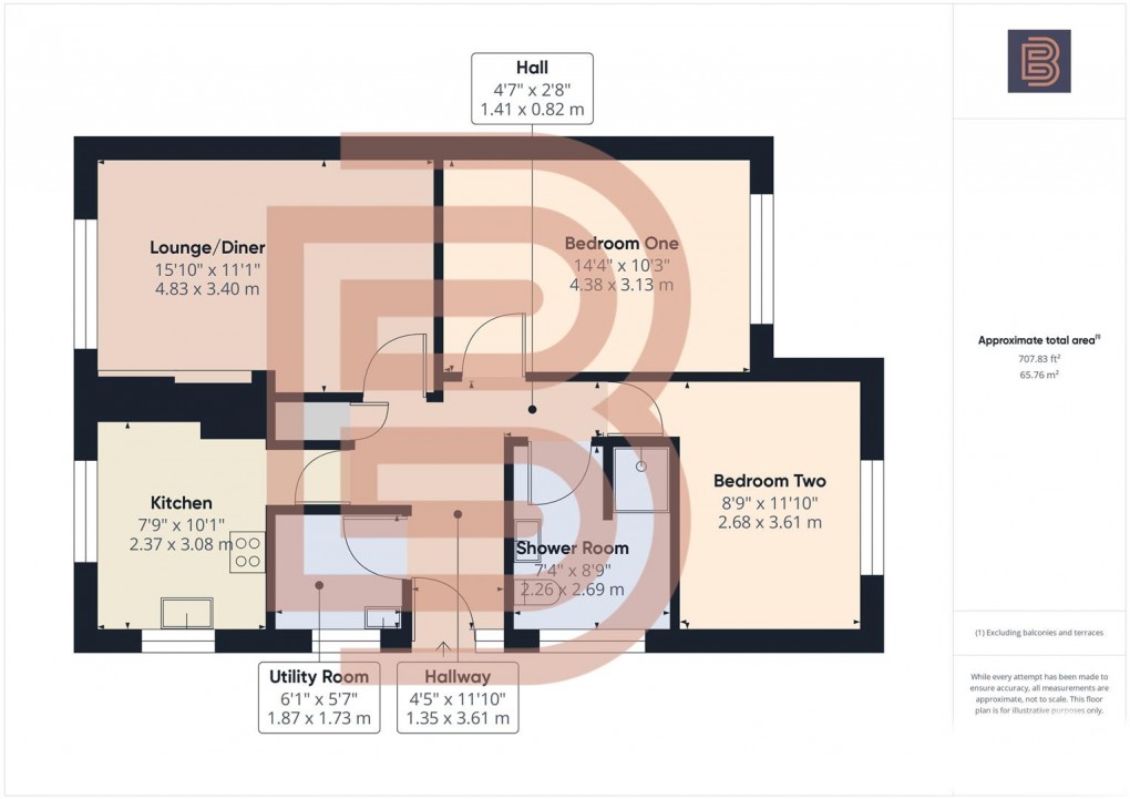 Floorplan for Collingwood Avenue, Bilton, Rugby