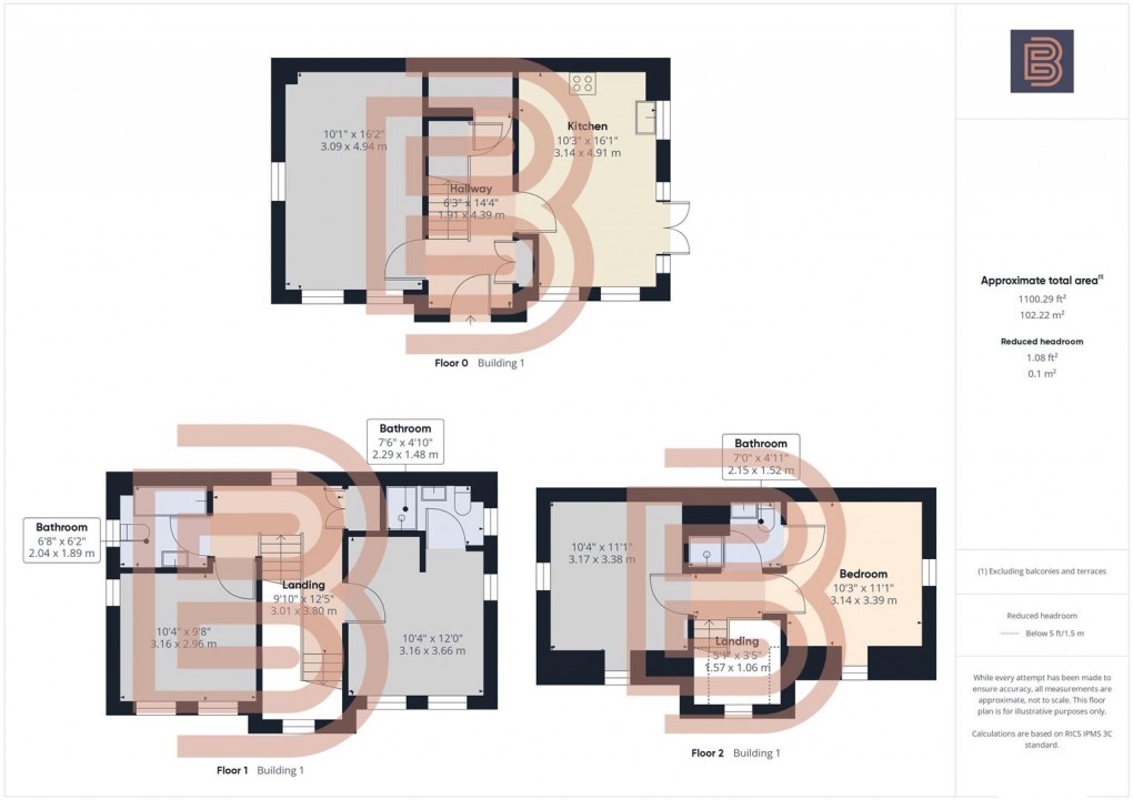 Floorplan for Goldenrod Close, Rugby