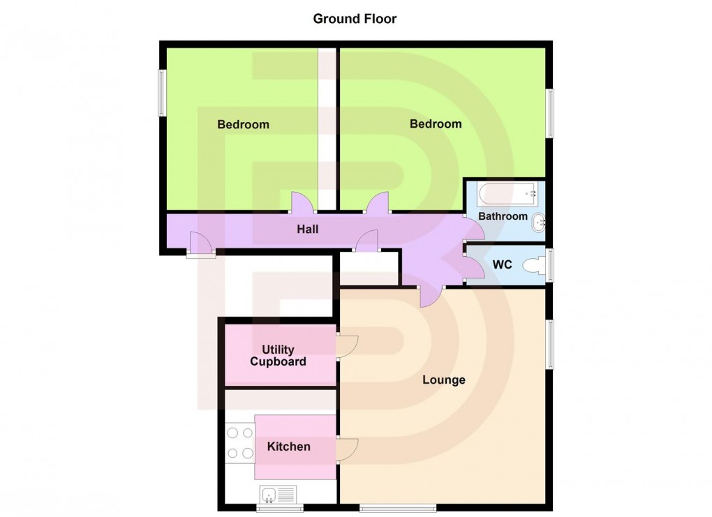 Floorplan for Main Street, Clifton Upon Dunsmore, Rugby