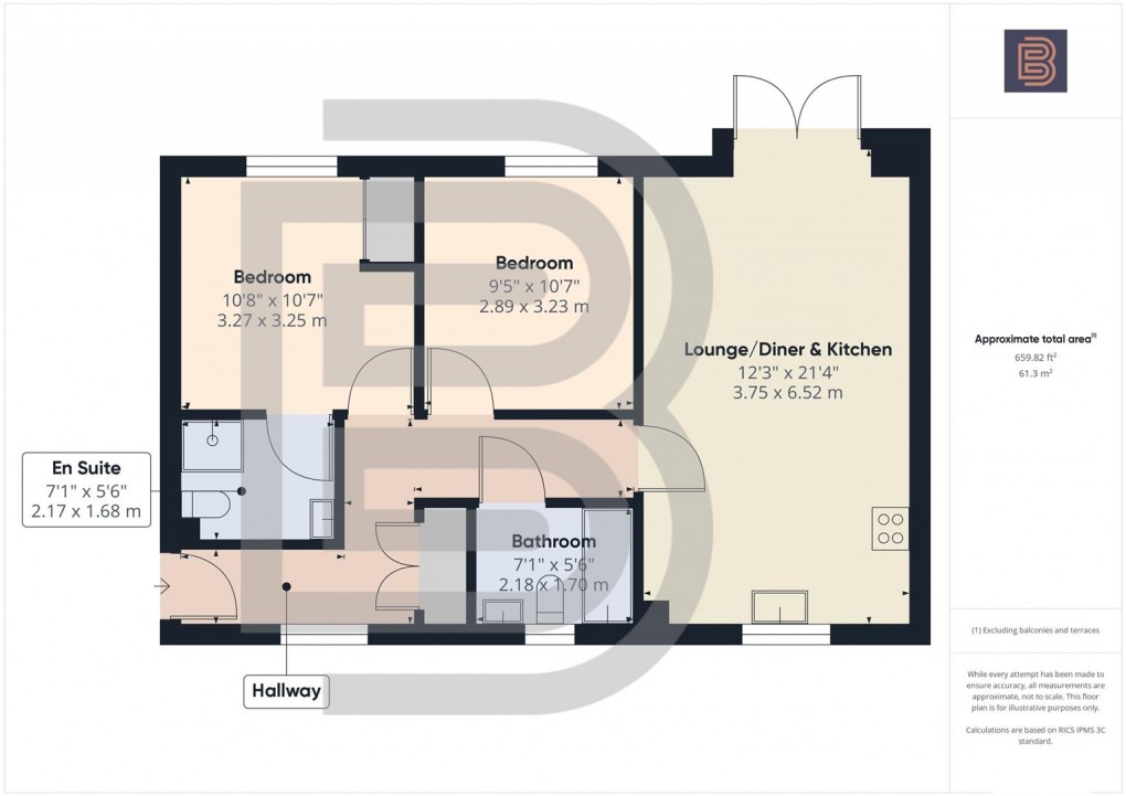 Floorplan for Edison Drive, Rugby