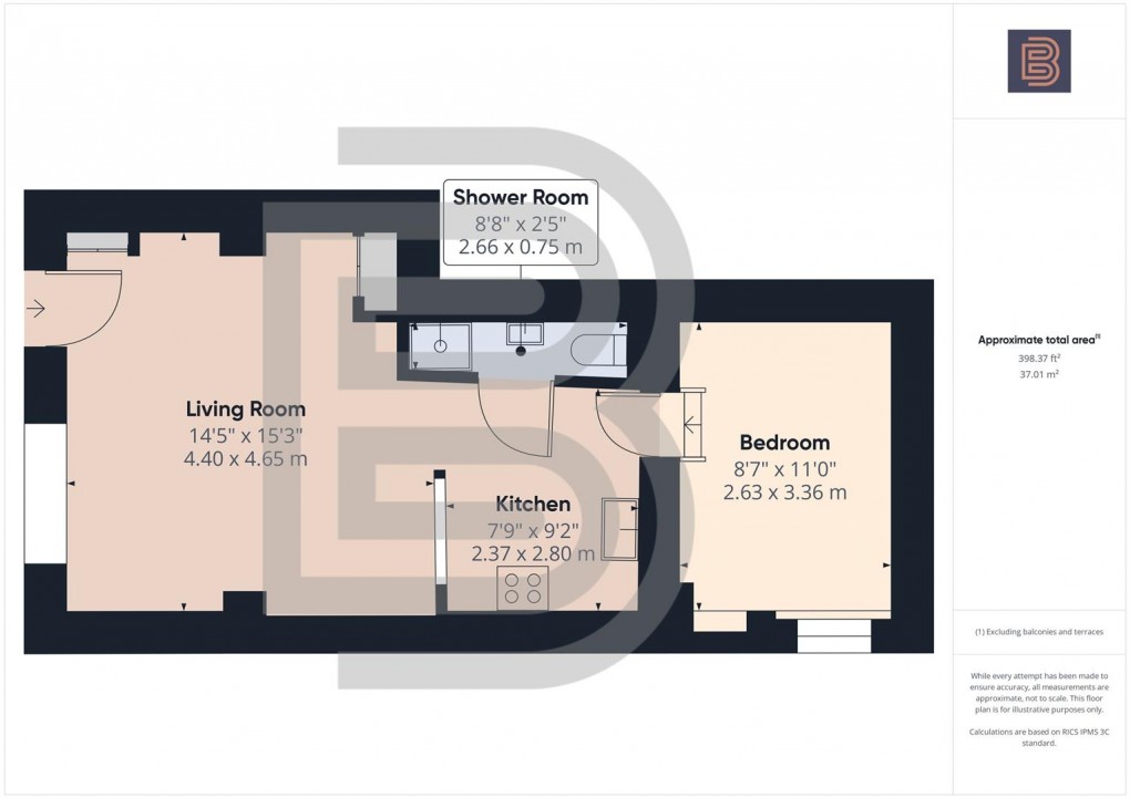 Floorplan for Broad Street, Brinklow, Rugby