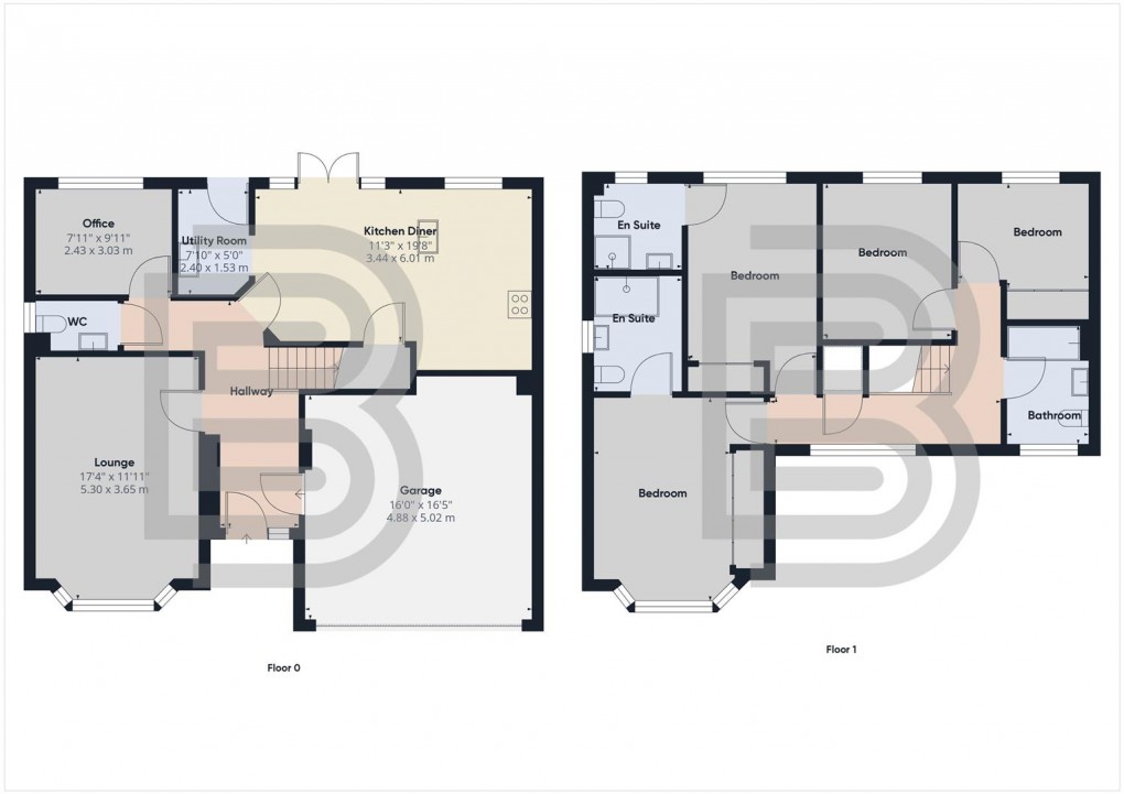 Floorplan for Calvestone Road, Cawston, Rugby