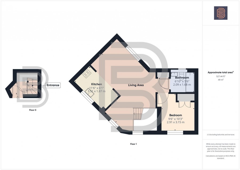 Floorplan for Hansen Close, Rugby