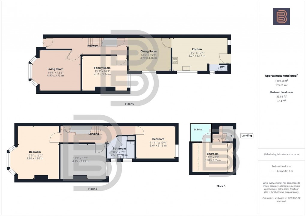 Floorplan for Murray Road, Rugby