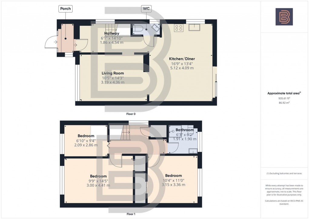 Floorplan for Ambleside, Rugby