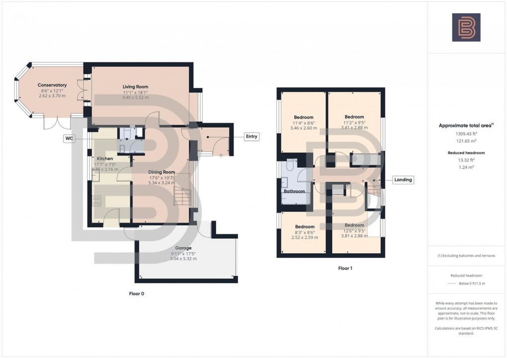 Floorplan for Norton Leys, Hillside, Rugby