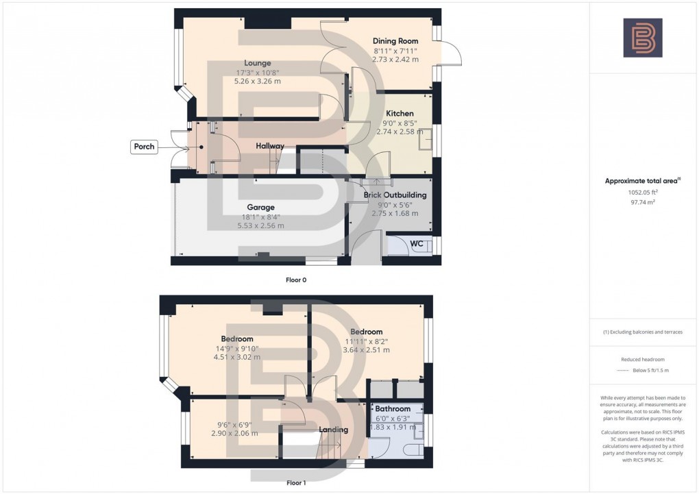 Floorplan for Fleet Crescent, Hillmorton, Rugby