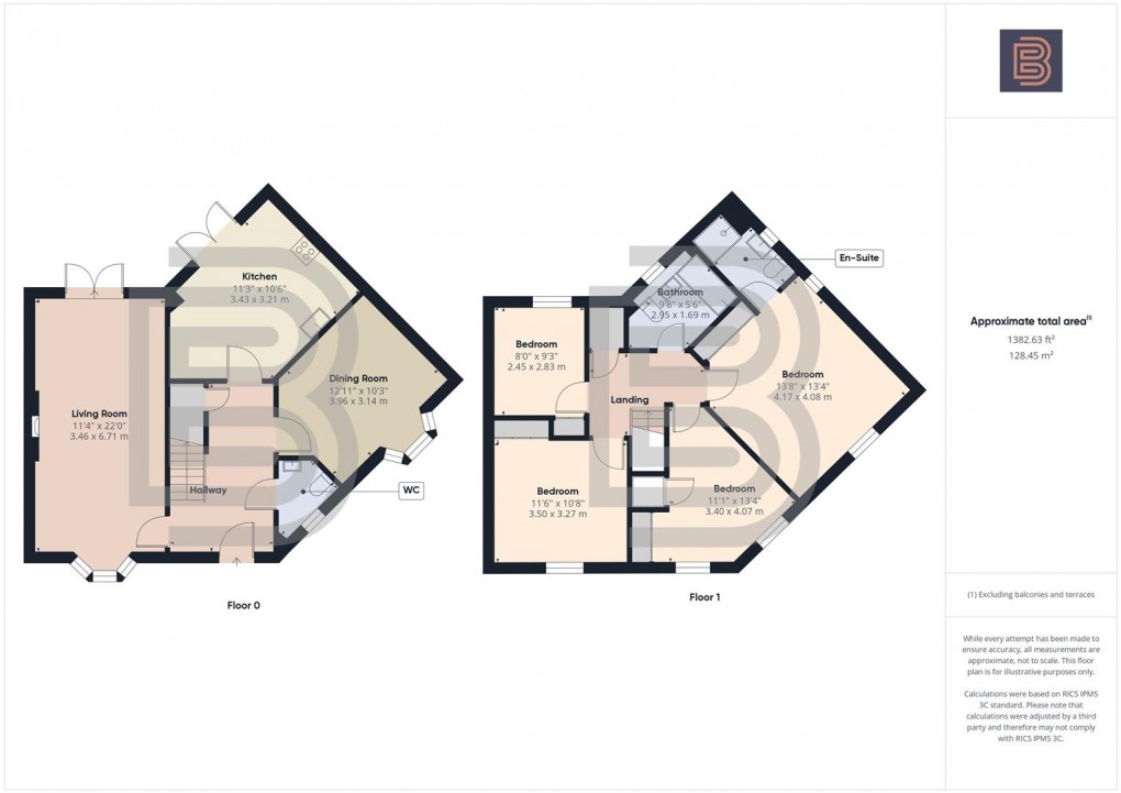 Floorplan for Crackthorne Drive, Coton Park, Rugby