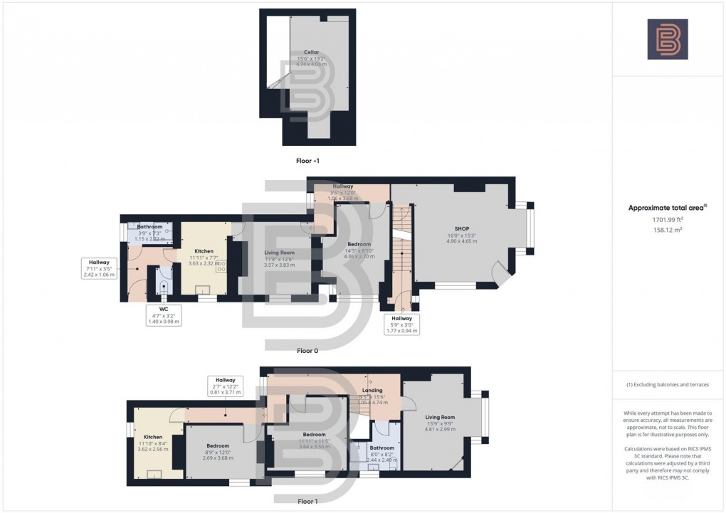 Floorplan for Manor Road, Rugby