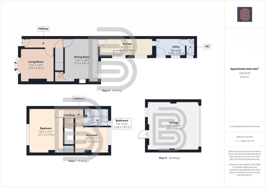 Floorplan for Leys Road, Hillmorton, Rugby