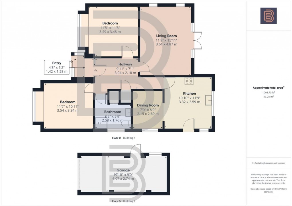 Floorplan for Macbeth Close, Rugby